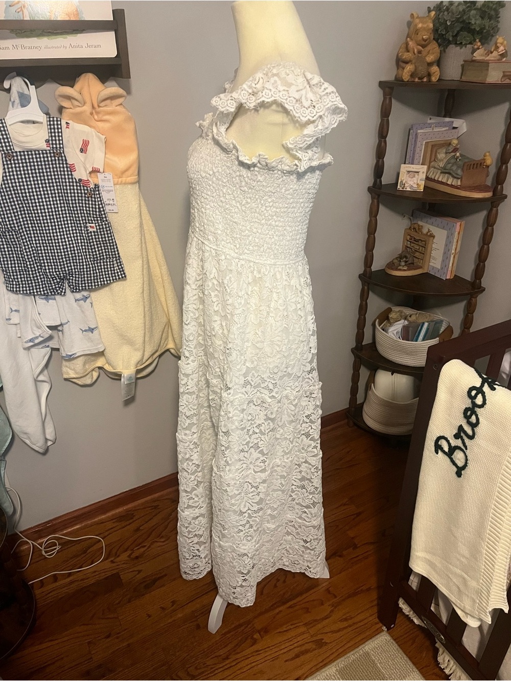 Altar’d State White Lace Maxi Size XL - Picture 2 of 4